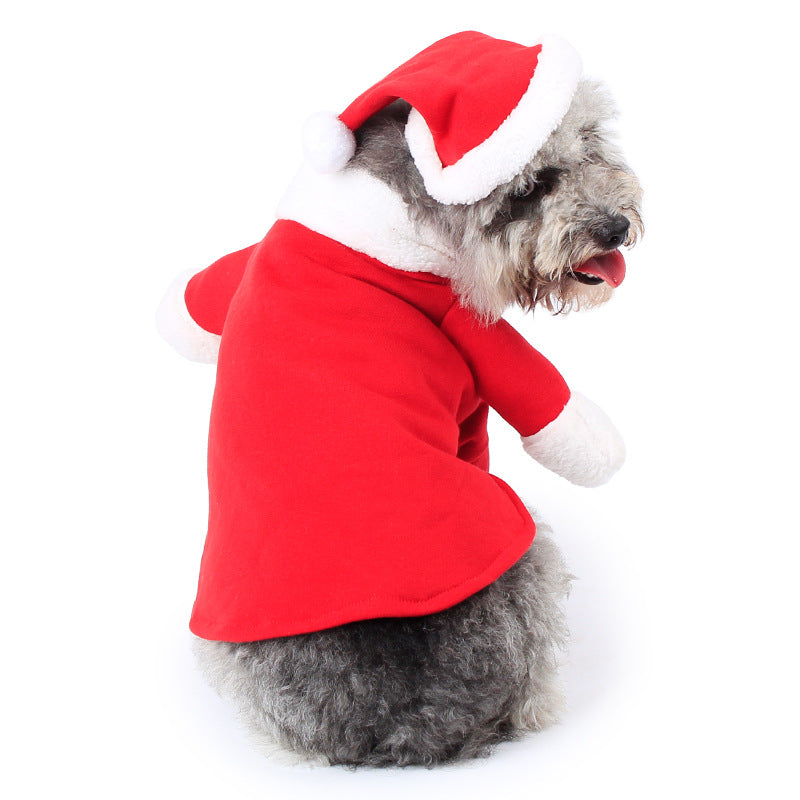 Furry Santa Christmas Pet Costume