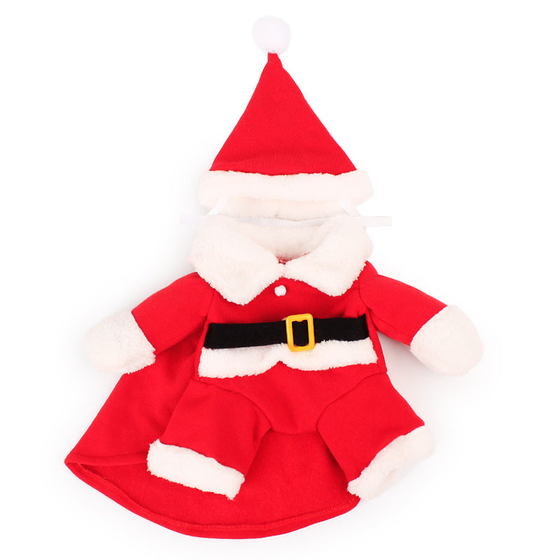 Furry Santa Christmas Pet Costume