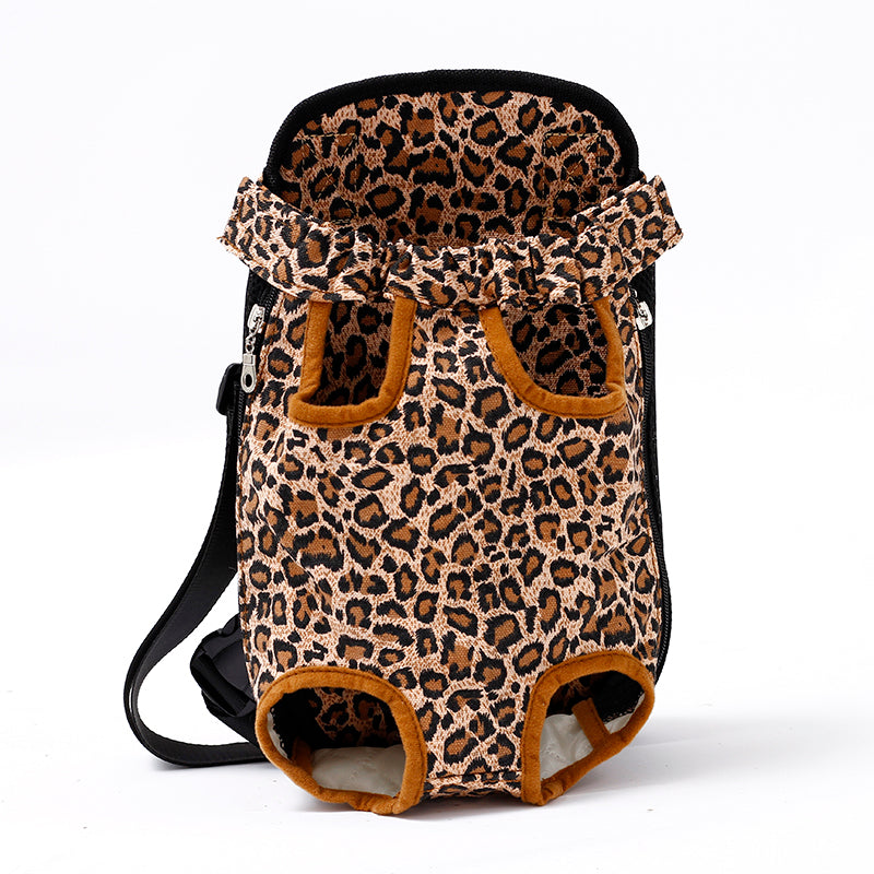 Going Out On The Town - Portable Chest Shoulder Pet Travel Backpack