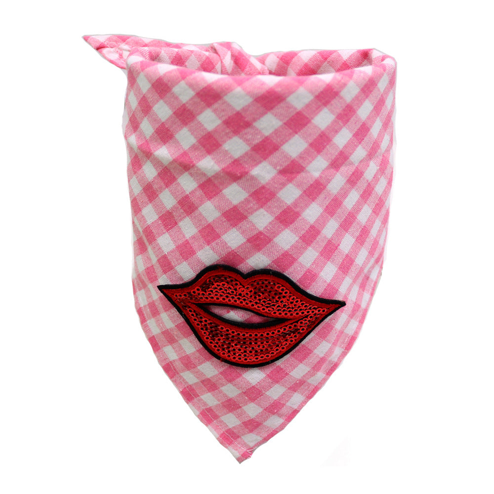 Love Paws Valentine's Triangular Bandana